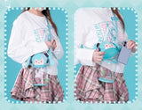 Official Hatsune Miku - Squinting Eyes Series Plush Ita Bucket Bag