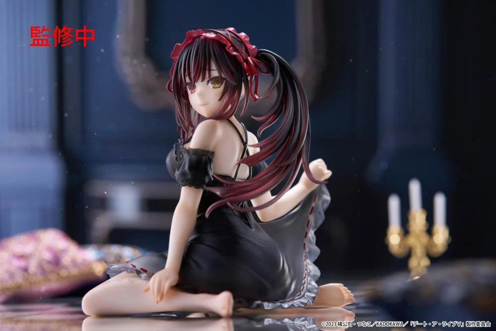 Date A Live Desktop Cute Kurumi Tokisaki (Nightwear Ver.) Figure