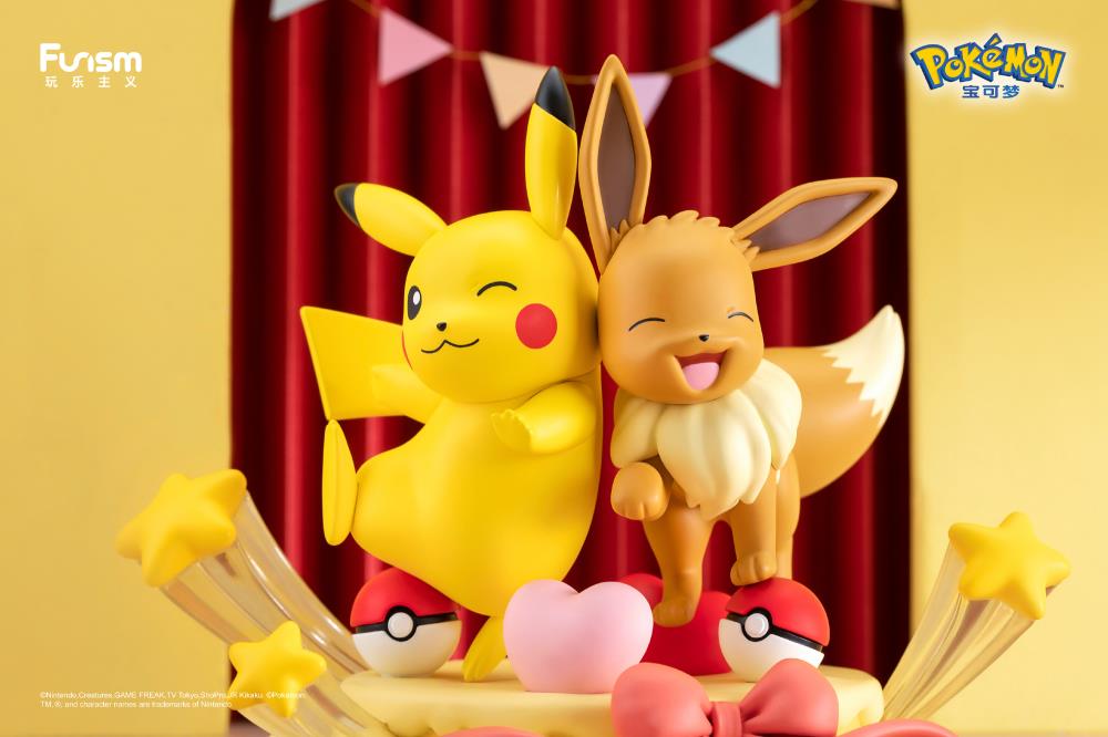 Pokemon Partner Series Pikachu & Eevee (Party Ver.) Figure