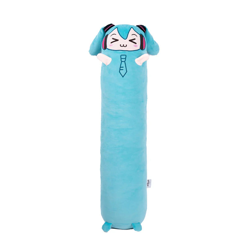 Official Hatsune Miku - Squinting Eyes Series Long Plush Pillow