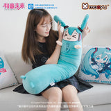 Official Hatsune Miku - Squinting Eyes Series Long Plush Pillow