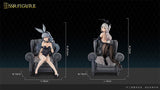 [Box Damage Special] SSR-FIGURE [Yi Ren Guan - House of Unhumans] Qiao Er + Jin Hua Bunny Ver. Combinatorial 1/7 Complete Figure