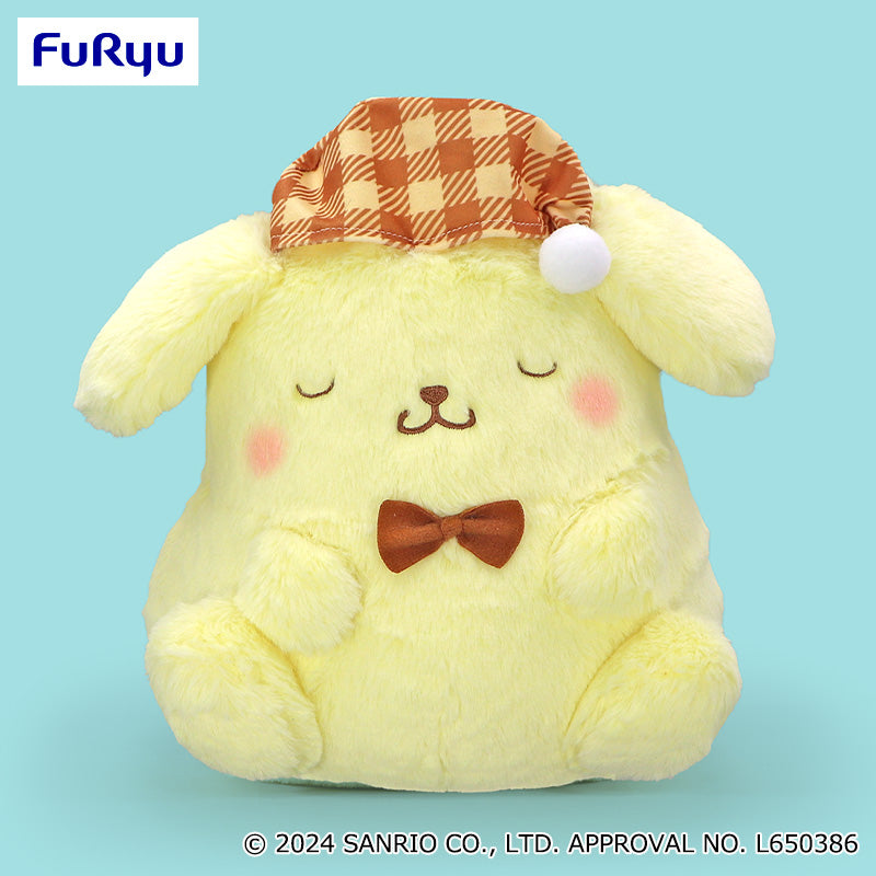 Furyu Sanrio Pompompurin Sleeping Fluffy BIG Plush