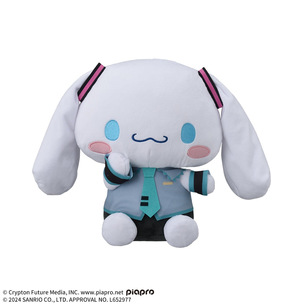 SEGA Hatsune Miku x Cinnamoroll Plush Doll L Size Cinnamoroll Plush