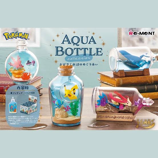 Re-ment Pokemon Aqua Bottle Collection Blind Box Figure