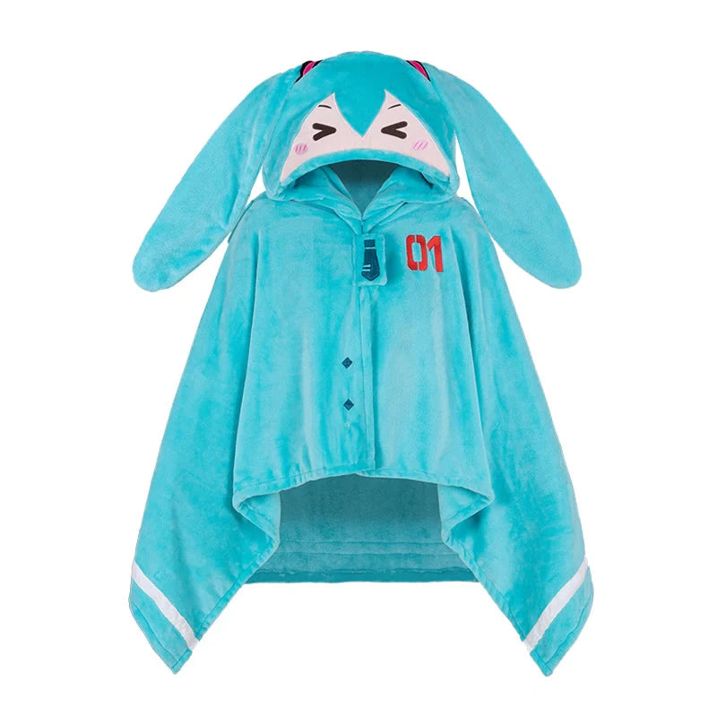 Official Hatsune Miku - Squinting Eyes Series Air Conditioning Blanket