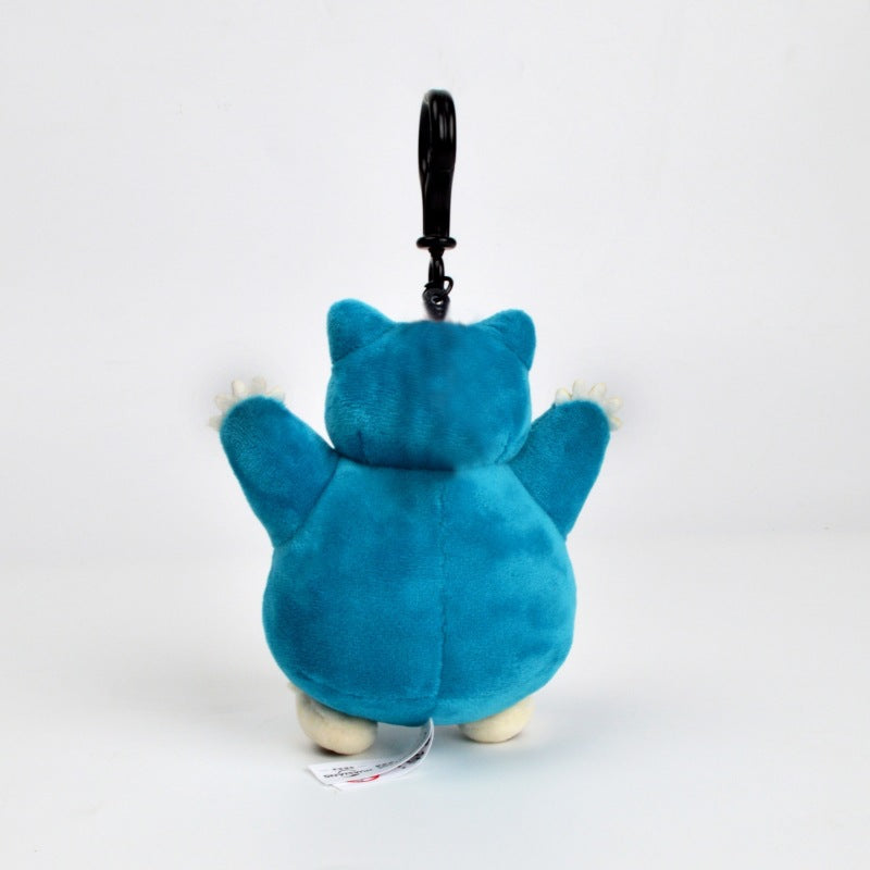 Official Pokemon Snorlax Plush Doll Keychain