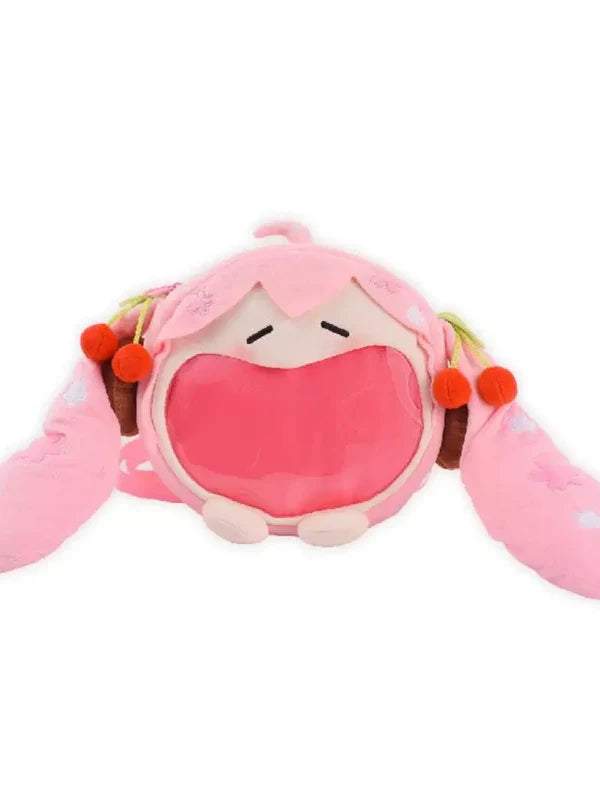 Official Hatsune Miku -Sakura Miku Plush Ita Bag - Regular Size