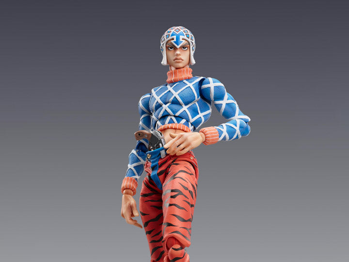 JoJo's Bizarre Adventure: Golden Wind Super Action Statue Guido Mista & Sex Pistols (Reissue)