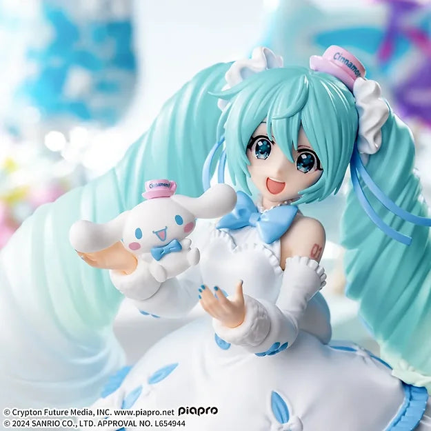 SEGA Luminasta Hatsune Miku x Cinnamoroll White Dress Ver.