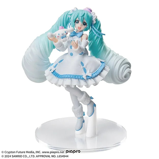 SEGA Luminasta Hatsune Miku x Cinnamoroll White Dress Ver.