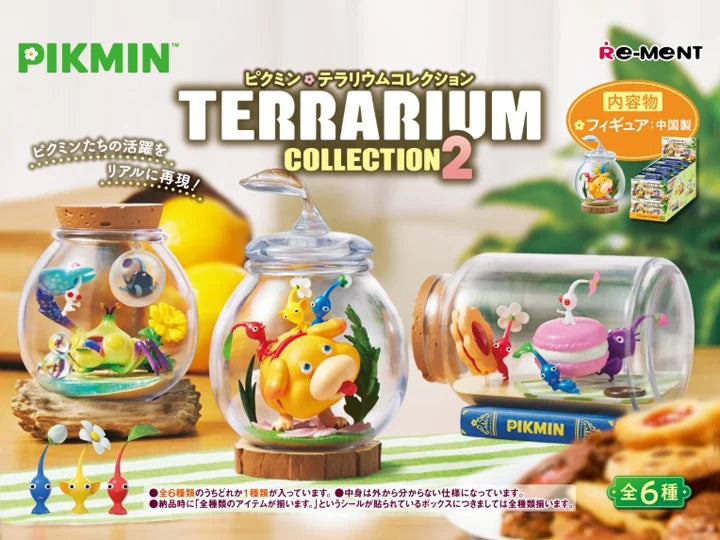 Re-ment Pikmin Terrarium Collection Vol. 2 Blind Box Figure