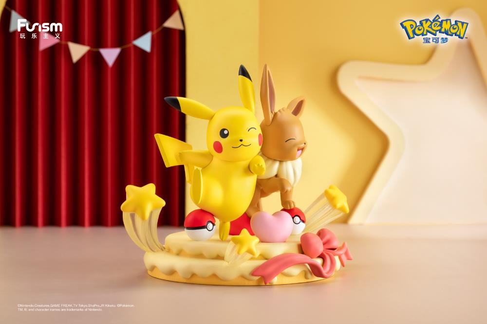 Pokemon Partner Series Pikachu & Eevee (Party Ver.) Figure