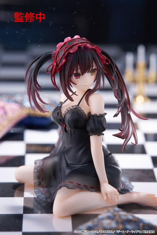 Date A Live Desktop Cute Kurumi Tokisaki (Nightwear Ver.) Figure