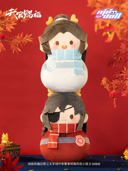 Heaven Official's Blessing Xie Lian and Hua Cheng Snowman Tumbler Plush Doll