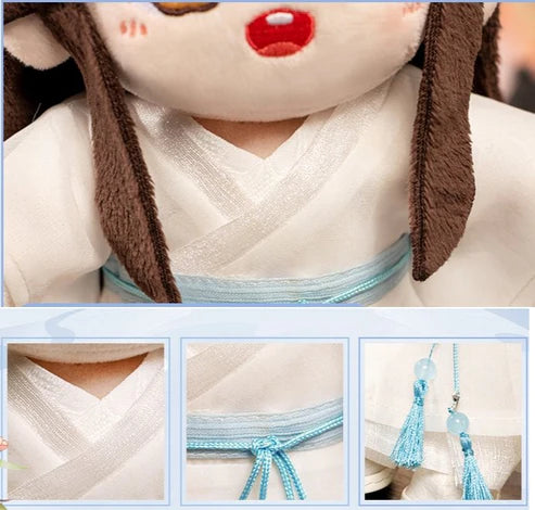 Heaven Official's Blessing Xie Lian Posable Plush Doll With Skeleton